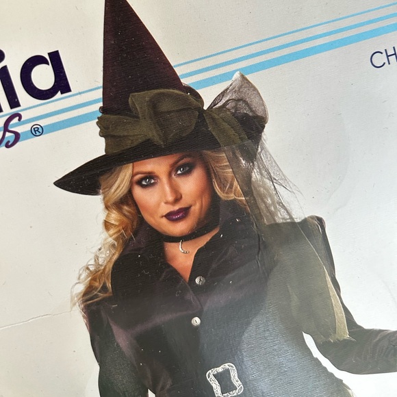 Gothic Witch Costume. Plus Size 1X worn once. Need a hat. - Picture 4 of 14